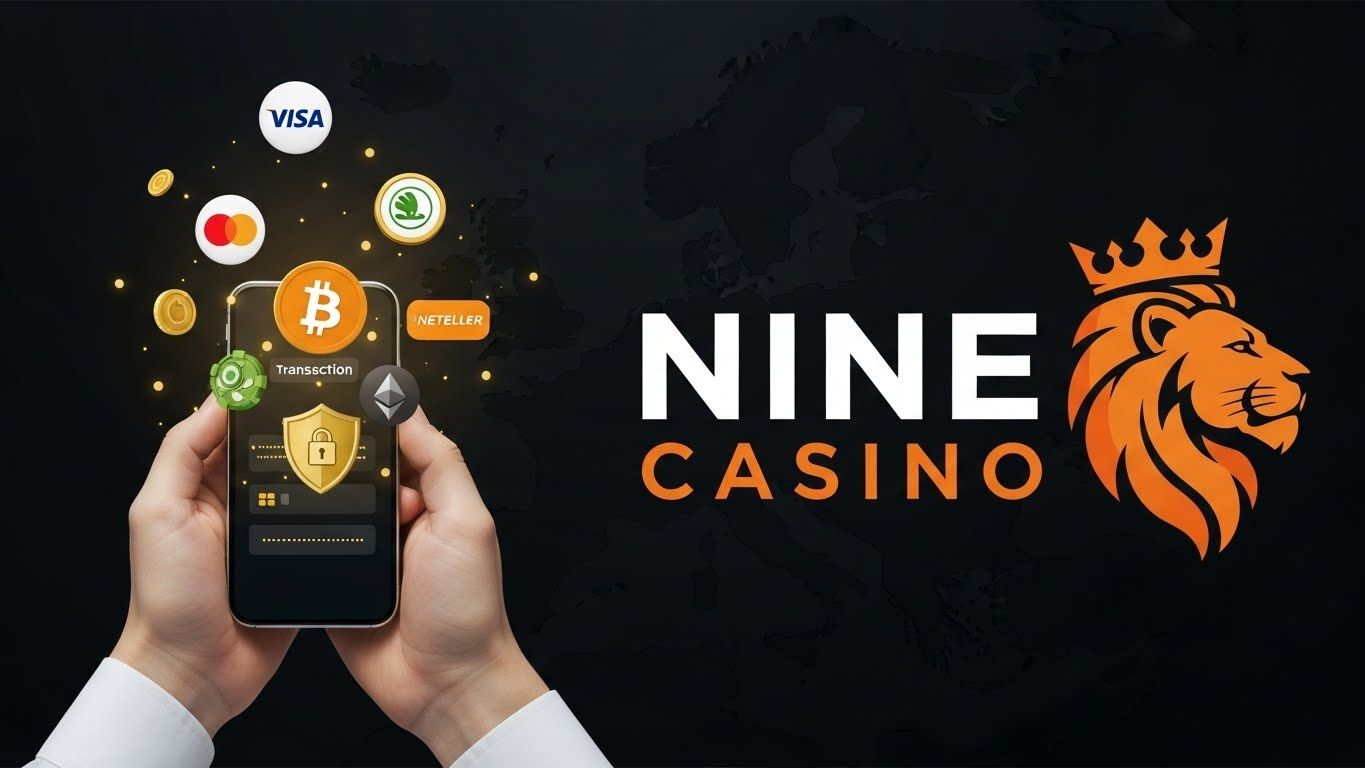Nine Casino — Méthodes de paiement Visa Bitcoin Ethereum